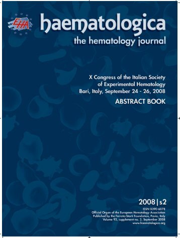 Haematologica 2008;93:supplement no. 2