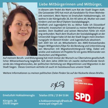 Liebe Mitbürgerinnen und Mitbürger, - SPD Siegen