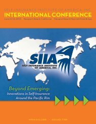 Conference Brochure - Self-Insurance Institute of America, Inc.