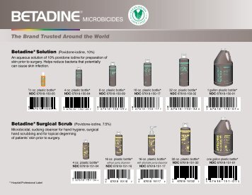 The Brand Trusted Around the World - Betadine