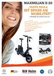 T ante P aula Electric Scooter - Tante Paula Elektroroller