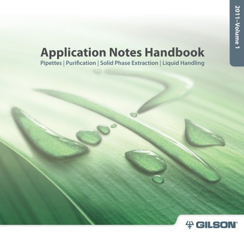 Gilson, Application Note