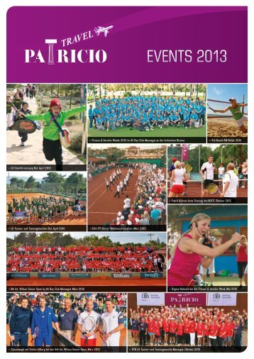 EVENTS 2013 - Patricio Sport Events