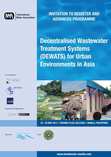 Decentralised Wastewater Treatment Systems (DEWATS) for ... - IWA