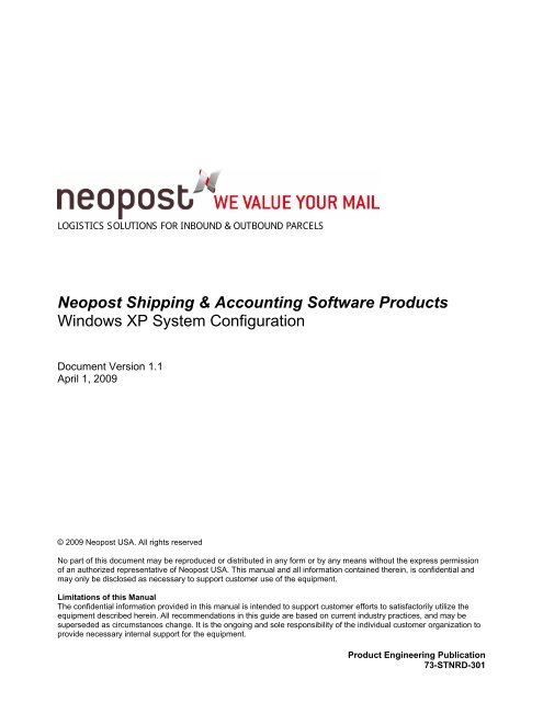 Windows XP System Configuration