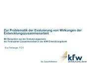 Prof. Dr. Eva Terberger, KfW Entwicklungsbank, Frankfurt am Main