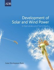 Development of Solar and Wind Power in Karnataka and Tamil Nadu