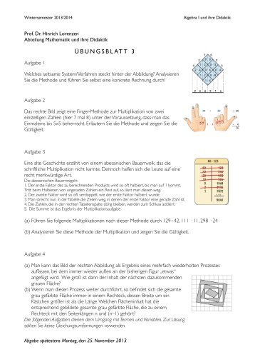 Übungsblatt 3