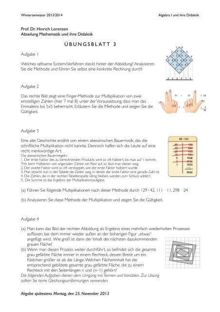 Übungsblatt 3
