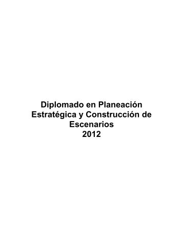 Diplomado en Planeación Estratégica y Construcción de ... - Inap