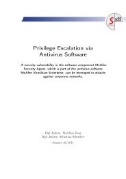 Privilege Escalation via Antivirus Software.pdf - SySS GmbH