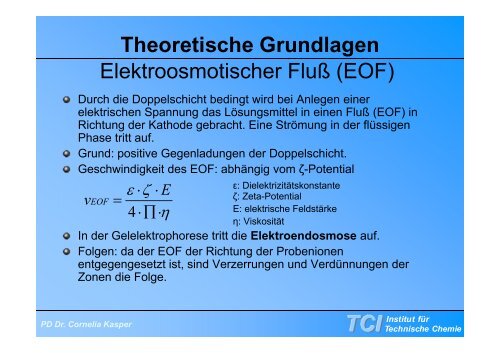 Gelelektrophorese - TCI @ Uni-Hannover.de