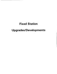 Fixed Station Upgrades/Developments - ILRS - NASA