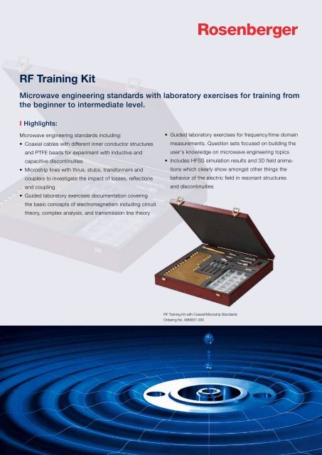 RF Training Kit - Rosenberger