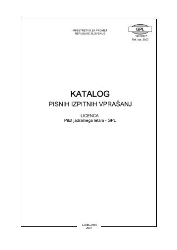 KATALOG - Javna agencija za civilno letalstvo