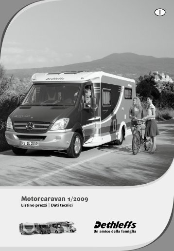 Listino prezzi Motorcaravans 2009 - Dethleffs