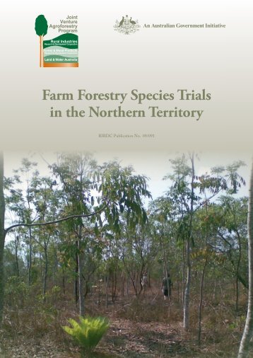 Farm Forestry Species Trials in the Northern Territory - Bad Request