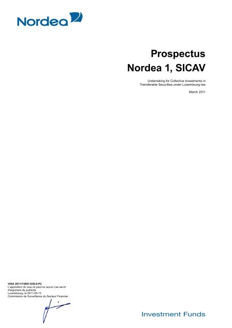 Prospectus Nordea 1, SICAV - Nordea Bank Lietuva