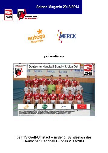 Handballmagazin Saison 2013/14 - TV 1878 Gross-Umstadt