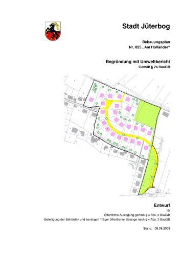 BegrÃ¼ndung mit Umweltbericht - Stadt JÃ¼terbog