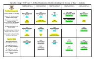 YEARS 10 / 11 / 12 JUNE EXAM TIMETABLE - Marcellin College