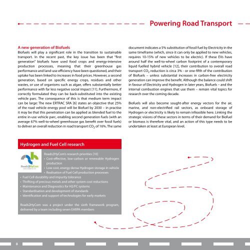 A Vision for Integrated Road Transport Research - EARPA