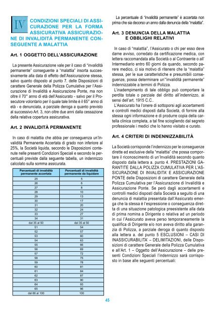 Condizioni di Polizza - Assidir