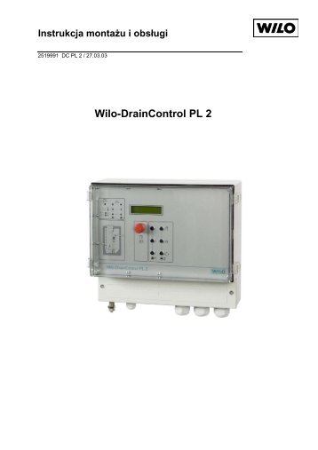 DrainControl PL 2 - Wilo