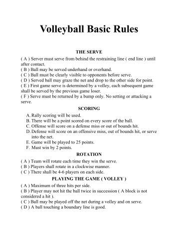 Rules Of Basketball | Basketball Scores