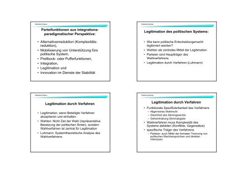 Normative Grundannahmen Integrationsparadigma - Andreas Ladner