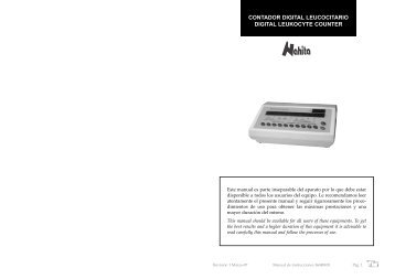 contador digital leucocitario digital leukocyte counter - Auxilab