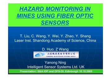 Fiber Optic Sensor in Mine Hazard Monitoring - Usmra.com