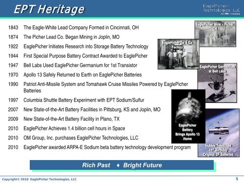 General EPT Li-Ion presentation