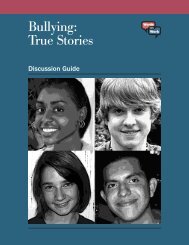 Bullying: True Stories - Words Can Work