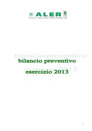 Bilancio preventivo 2013 - Aler Lecco