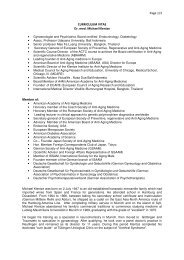 Page 1/3 CURRICULUM VITAE Dr. med. Michael Klentze - amia ...