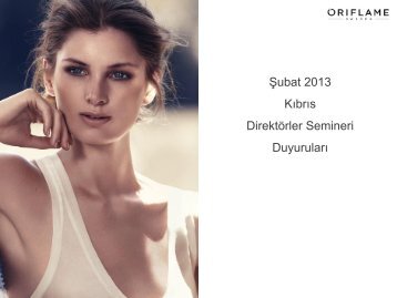 Şubat 2013 Kıbrıs Direktörler Semineri Duyuruları - Oriflame