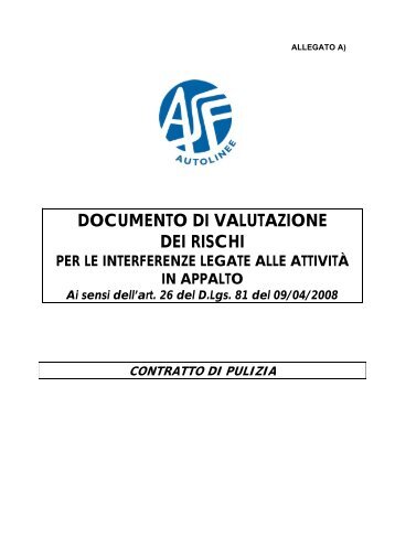 DOCUMENTO DI VALUTAZIONE DEI RISCHI - SPT Linea S.r.l.
