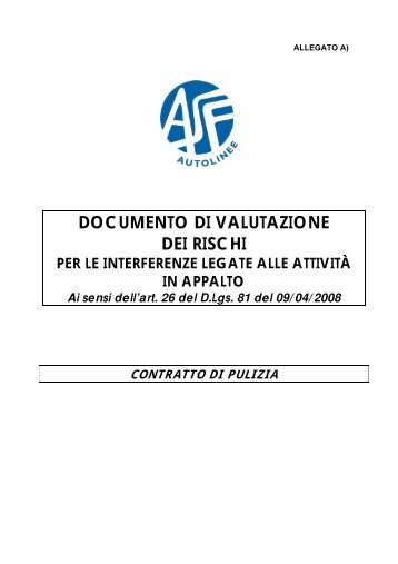 DOCUMENTO DI VALUTAZIONE DEI RISCHI - SPT Linea S.r.l.