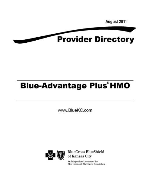 Professional Provider Manual - BCBSKS