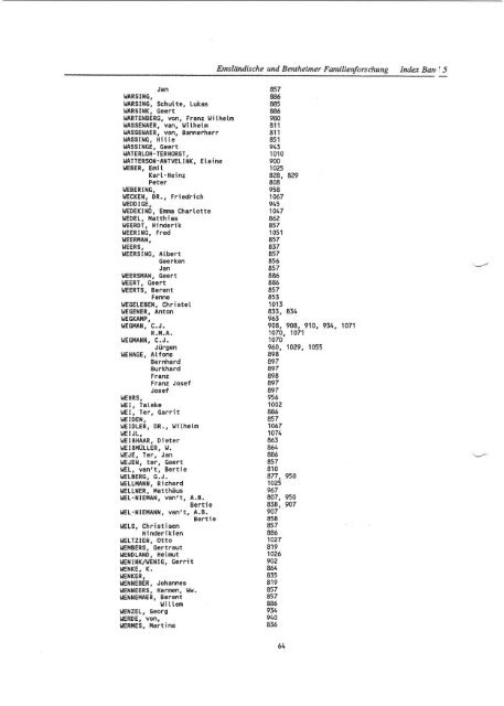 Gesamtregister - Arbeitskreis Familienforschung der Emsländischen ...