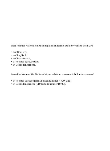 Nationaler Aktionsplan der Bundesregierung - Bundesministerium ...