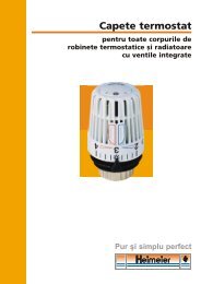 Catalog capete termostatate Heimeier - Kalorifere.ro