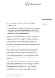 Schweizer Armee entscheidet sich für Mercedes-Benz G ... - ptext.ch