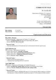 Resume - Yale Chemistry - Yale University