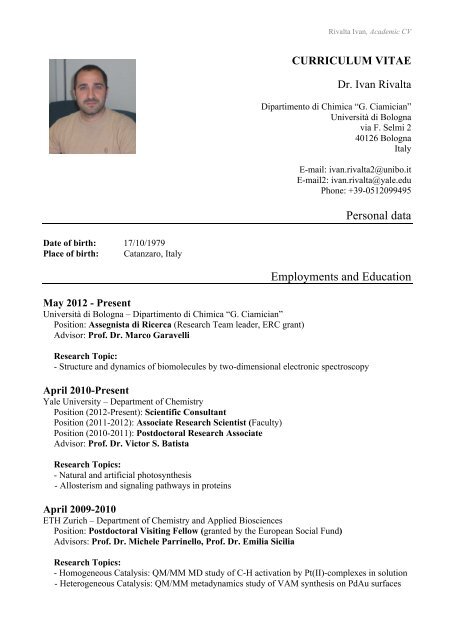 yale resume template download