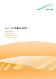 Lager- und Industriezelte - Elflein Textilüberdachungen