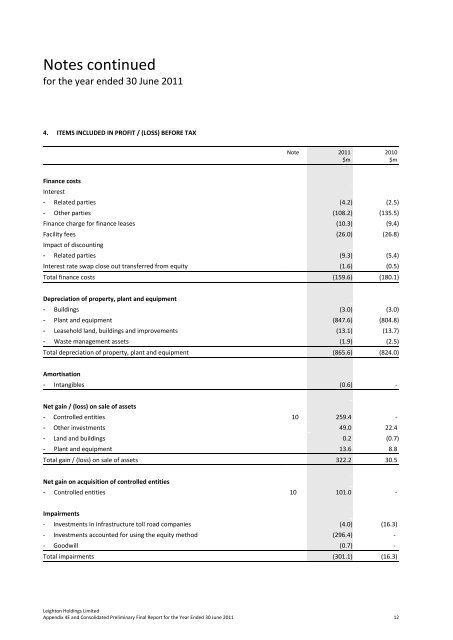 preliminary final report & june quarterly update - Leighton Holdings