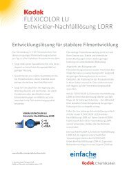 Datenblatt (PDF) - Kodak