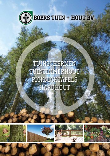 TUINSCHERMEN TUINTIMMERHOUT ... - Boers Tuin + Hout BV